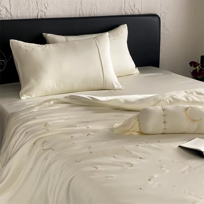Moonlit Sky Luxury Embroidery Duvet Set