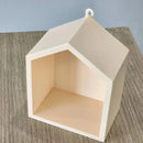 Hut Shape Wall Hanging Shelf Light Peach - myhomestore.com.pk