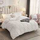 Velvet Pinch Pleats Duvet Set - myhomestore.com.pk