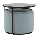 Tom Pouf & Side Table - myhomestore.com.pk