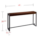Modern Narrow Industrial Console Table - myhomestore.com.pk