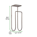 Metal Wall Mount Towel Rack Organizer with Storage Shelf - myhomestore.com.pk