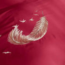 Flying Feather Embroidery Duvet Set - myhomestore.com.pk