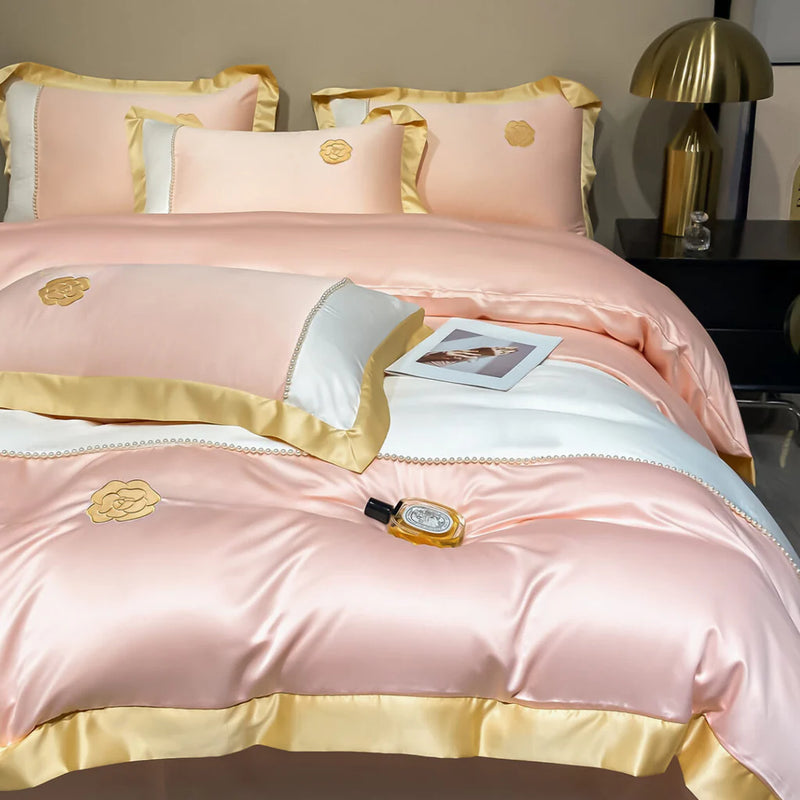 Modern Luxury Embroidery Duvet Set