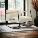 Stylish Armchair with Metal Frame - myhomestore.com.pk