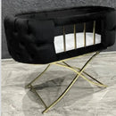 Baby Velvet Tufted Bassinet - myhomestore.com.pk
