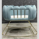 BABY CRADLE CHESTER VELVET TUFTED BASSINET - myhomestore.com.pk