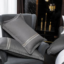 Vertical Ribbon & Lace Duvet Set - myhomestore.com.pk