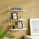 3-Tier Wall mounted ladder shelf - myhomestore.com.pk