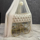 Baby Velvet Tufted Bassinet - myhomestore.com.pk
