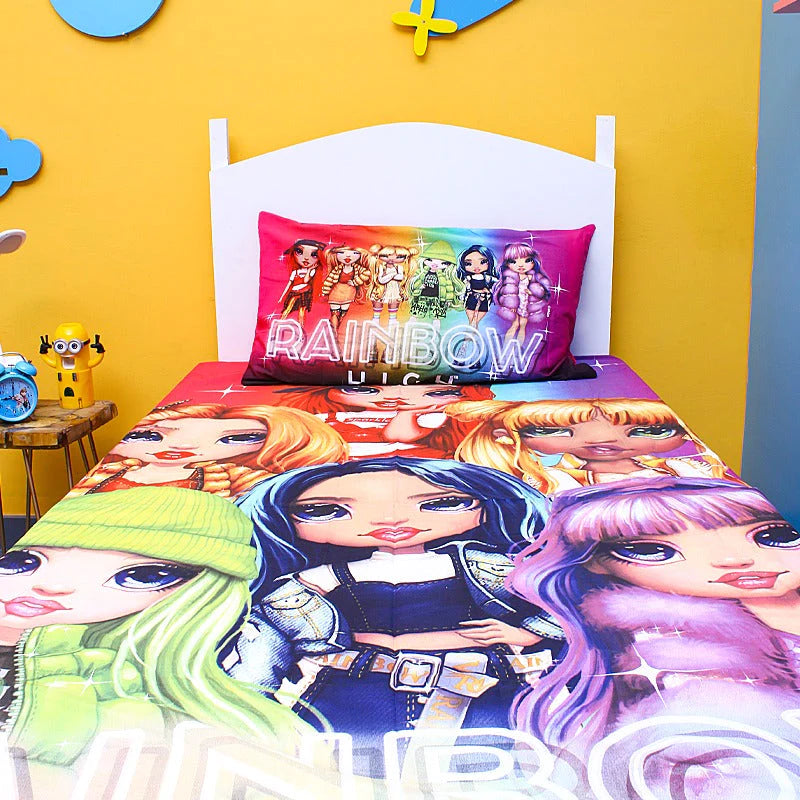 Rainbow "Girls Group" Bed-sheet