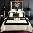 Cream & Black Duvet Set - myhomestore.com.pk