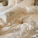 Cream Embroidery Duvet Set - myhomestore.com.pk