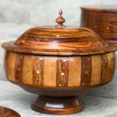 Large Wooden Tukri Hotpot - myhomestore.com.pk