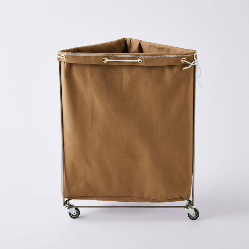 Triangle Canvas Elevated Laundry Basket