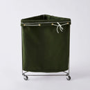 Triangle Canvas Elevated Laundry Basket - myhomestore.com.pk