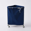 Triangle Canvas Elevated Laundry Basket - myhomestore.com.pk