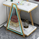 Coffee Table Nordic Luxury Double Side Table - myhomestore.com.pk