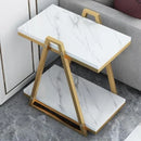 Coffee Table Nordic Luxury Double Side Table - myhomestore.com.pk