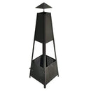 Pyramid Chiminea Log Burner Fire Pit - myhomestore.com.pk