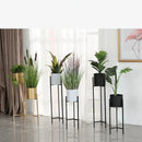 Simple Golden Flower Pot Stand (pack of 3) - myhomestore.com.pk