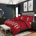 Feather Embroidery Duvet Set