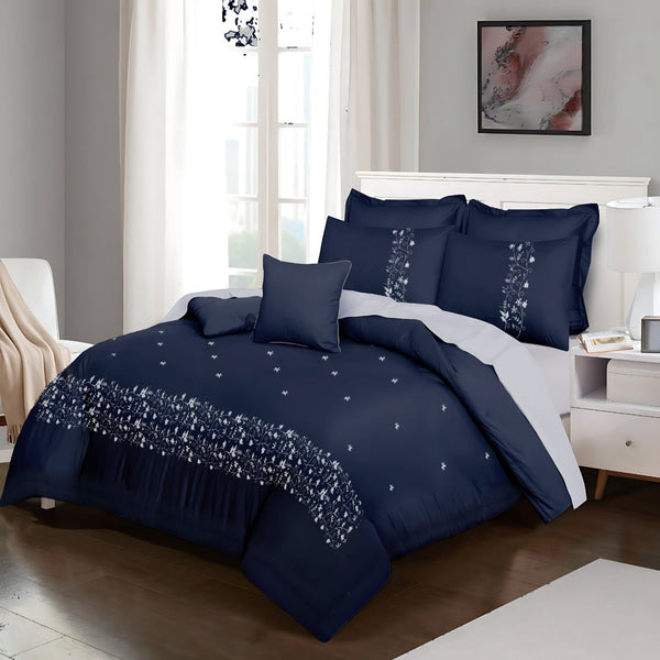 Crestina Embroidered Comforter -King