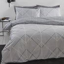 Light Grey Printed Bedsheet (3 pcs) - myhomestore.com.pk