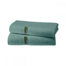 Lacoste Cotton Towel Set (2) – Soft, Durable, 550 GSM - myhomestore.com.pk