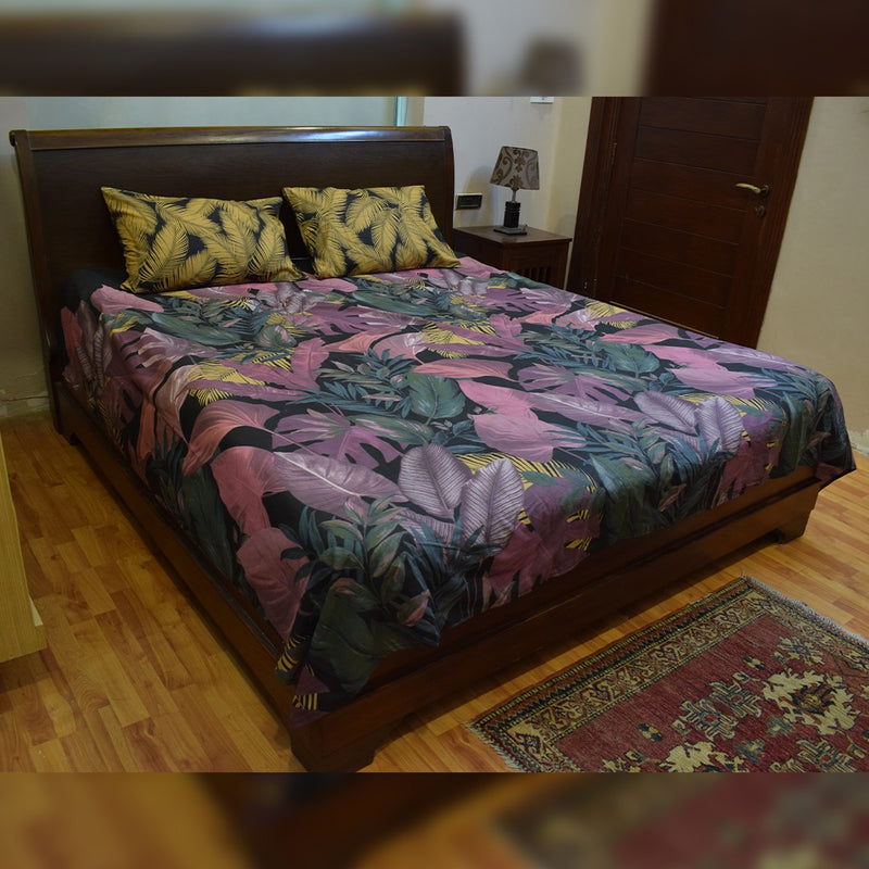 Printed Bedsheet leaf