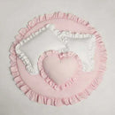 Grey Frill Baby Mat & Pillows - myhomestore.com.pk