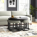 Coffee Table w/Stools, Upholstered Seating, for Living Room/Kids Room - myhomestore.com.pk