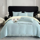 Embroidery Duvet Set (Love My Family & Home) - myhomestore.com.pk