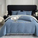 Embroidery Duvet Set (Love My Family & Home) - myhomestore.com.pk
