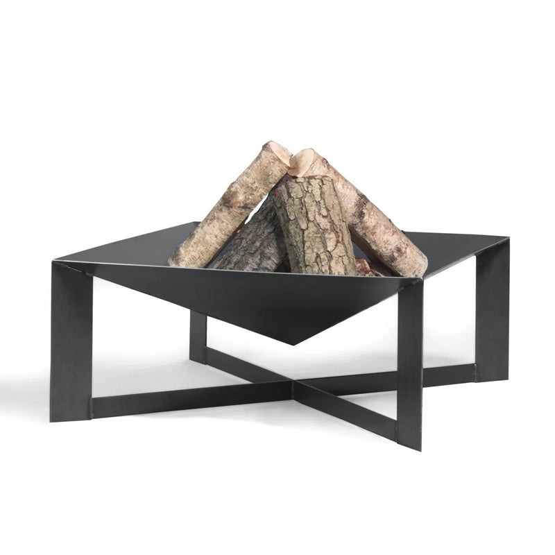 Korono Square Fire Bowl with Lid | Outdoor Garden Fire Pit
