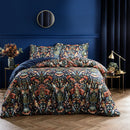 Enchanted Forest Velvet Bedsheet | Luxury Nature-Inspired Bedding