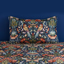 Enchanted Forest Velvet Bedsheet | Luxury Nature-Inspired Bedding