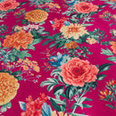 Peony Floral Velvet Bedding | Luxurious Floral Design