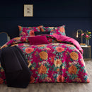 Peony Floral Velvet Bedding | Luxurious Floral Design