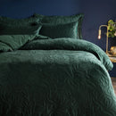 Leafy Pattern Velvet Bedspread | Luxurious & Stylish Bedding