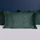 Leafy Pattern Velvet Bedspread | Luxurious & Stylish Bedding