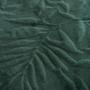 Leafy Pattern Velvet Bedspread | Luxurious & Stylish Bedding