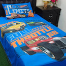 Hot Wheels Racing Cars Blue Bed-sheet for Kids