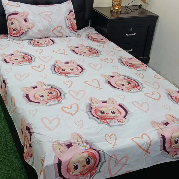 Rabbit Desgin Kid Bed-Sheet