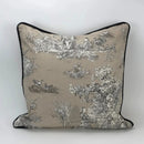 Beige & Black Dior Style Decorative Cushion Cover