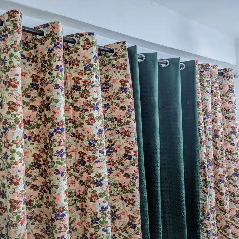 Vintage Garden Cotton Duck Panels