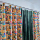 Tropical Haven Cotton Duck Window Curtains