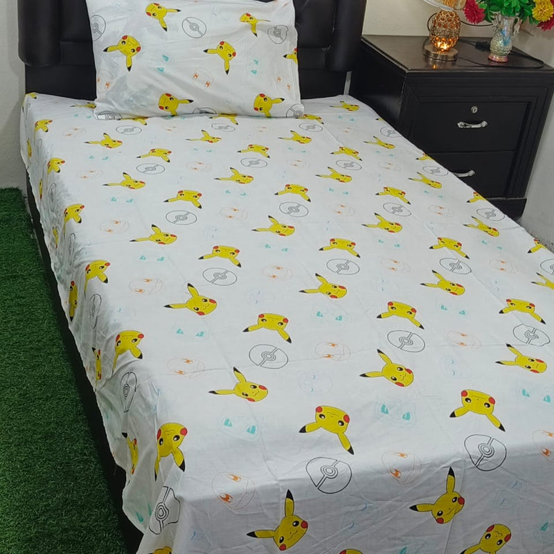Pokemon Kids Cartoon Bed-sheet