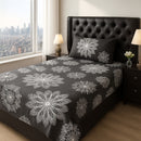 Snow Flower Pattern Bed Sheet