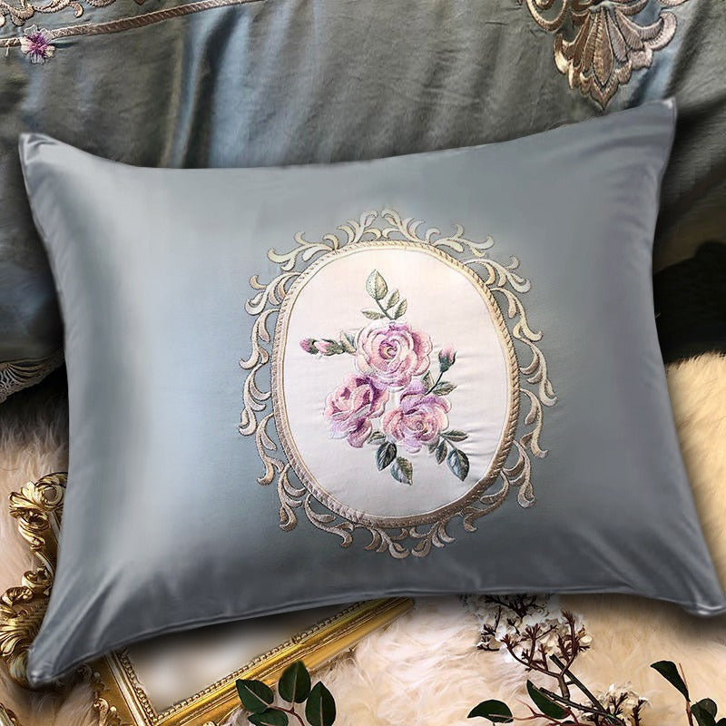 Royal Rose French Style Embroidery Duvet Set